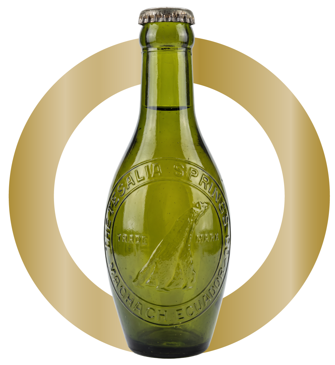 Botella histórica GÜITIG de 1910 a 1930